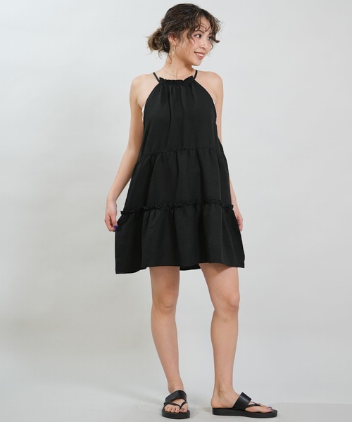 RIKKA FEMME(リッカファム)の「RIKKA FEMME/リッカファム レディース ワンピース RF6S-1405(ワンピース・レディース・ブラック/オレンジ/パープル/ブルー・FREE)」の7枚目の写真