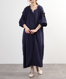 Abanicos テンセルギャバコクーンワンピース
