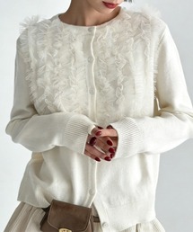 ONEP STAR（ワンピスター）の「フロントフリルカーディガン（カーディガン/ボレロ）」