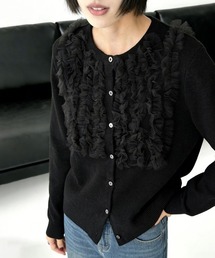 ONEP STAR（ワンピスター）の「フロントフリルカーディガン（カーディガン/ボレロ）」