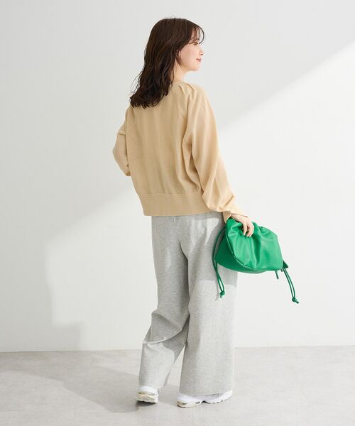 Green Parks(グリーンパークス)の「【しのばせカーディガン】ポケッタブル2WAYニットカーディガン(カーディガン/ボレロ・レディース・グリーン/ピンク/ライトグレー/オフホワイト/ベージュ/ブラック・FREE)」の13枚目の写真