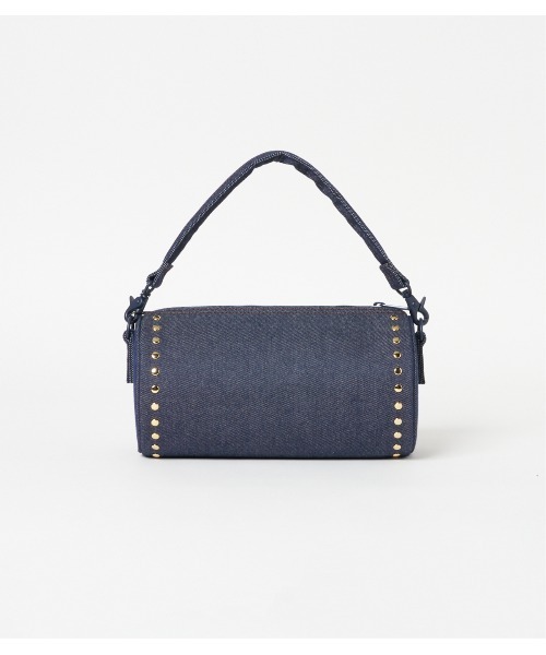 Mackintosh(マッキントッシュ)の「ROUND BAG STUDS DNM(ショルダーバッグ・レディース・ネイビー・FREE)」の1枚目の写真