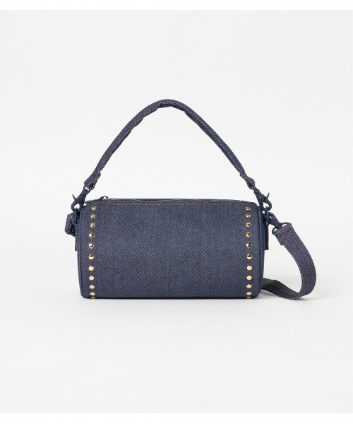 Mackintosh(マッキントッシュ)の「ROUND BAG STUDS DNM(ショルダーバッグ・レディース・ネイビー・FREE)」の3枚目の写真