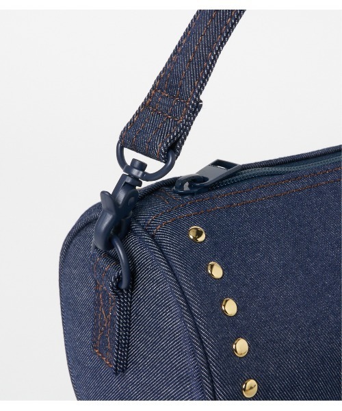 Mackintosh(マッキントッシュ)の「ROUND BAG STUDS DNM(ショルダーバッグ・レディース・ネイビー・FREE)」の6枚目の写真
