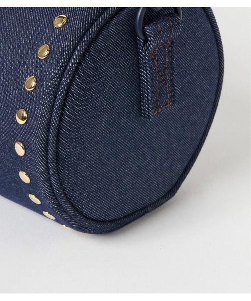 Mackintosh(マッキントッシュ)の「ROUND BAG STUDS DNM(ショルダーバッグ・レディース・ネイビー・FREE)」の7枚目の写真