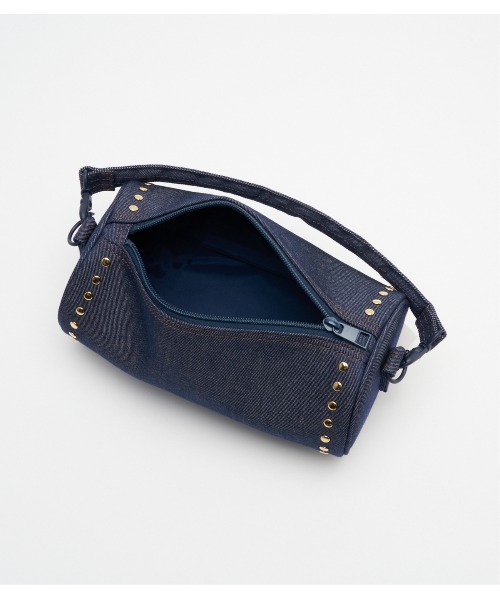 Mackintosh(マッキントッシュ)の「ROUND BAG STUDS DNM(ショルダーバッグ・レディース・ネイビー・FREE)」の8枚目の写真