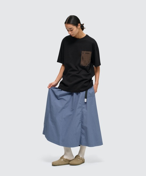 WILD THINGS(ワイルドシングス)の「ルーラルフレアスカート│RURAL FLARE SKIRT(スカート・レディース・ブラック/ブルー/ライトブラウン/オフホワイト・S/M)」の4枚目の写真