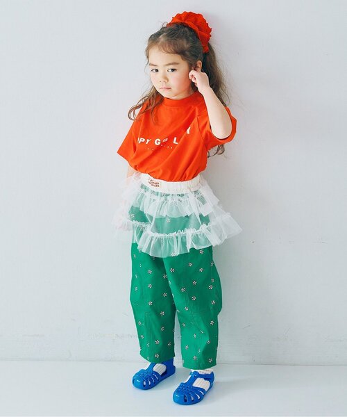 p.premier（ピードットプルミエ）の「チュール3WAYオーバーレイヤードスカート（スカート・キッズ・ブラック/オフホワイト/ピンク/レッド・80/90/100/110/120/130/140）」の21枚目の写真