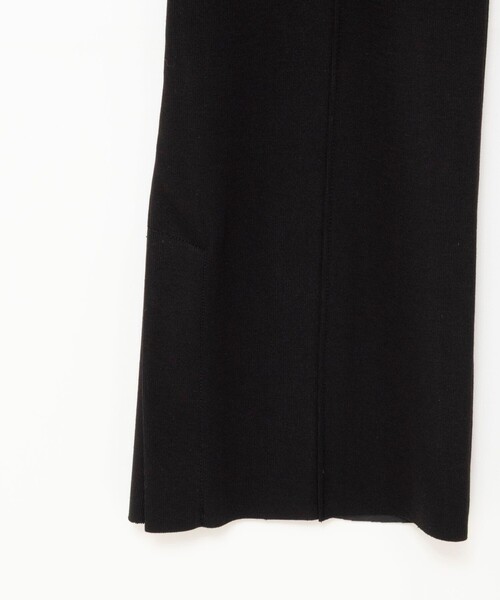 NOLLEY’S（ノーリーズ）の「【WEB限定】ウォッシャブルソフトリブフレアパンツ（その他パンツ・レディース・ブラック・38/36）」の11枚目の写真