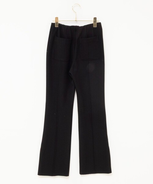 NOLLEY’S（ノーリーズ）の「【WEB限定】ウォッシャブルソフトリブフレアパンツ（その他パンツ・レディース・ブラック・38/36）」の12枚目の写真