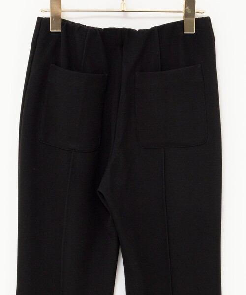 NOLLEY’S（ノーリーズ）の「【WEB限定】ウォッシャブルソフトリブフレアパンツ（その他パンツ・レディース・ブラック・38/36）」の13枚目の写真