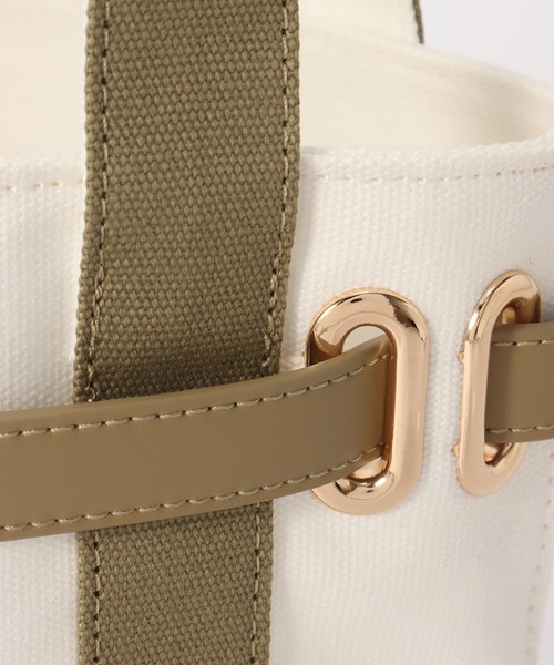 B.C STOCK(ベーセーストック)の「キャンバスBAG(トートバッグ・レディース・ブラック/ブラウン/カーキ・FREE)」の12枚目の写真