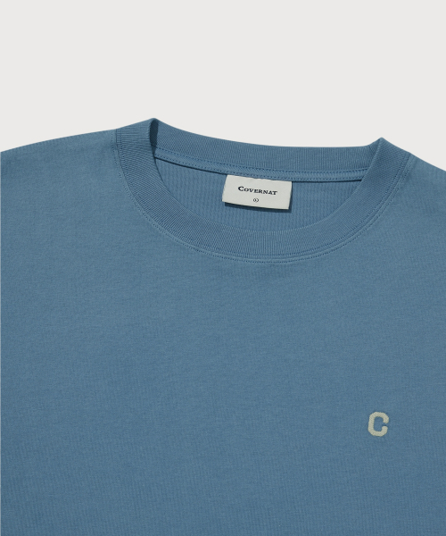 COVERNAT(カバーナット)の「スモールCロゴTシャツダスティブルー(Tシャツ/カットソー・メンズ・その他・SMALL/MEDIUM/LARGE/X-LARGE/XX-LARGE/X-SMALL)」の4枚目の写真