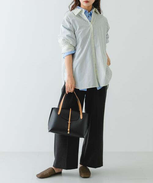 RODE SKO（ロデスコ）の「フラップトートバッグ（トートバッグ・レディース・ブラック/ベージュ・ONE）」の12枚目の写真