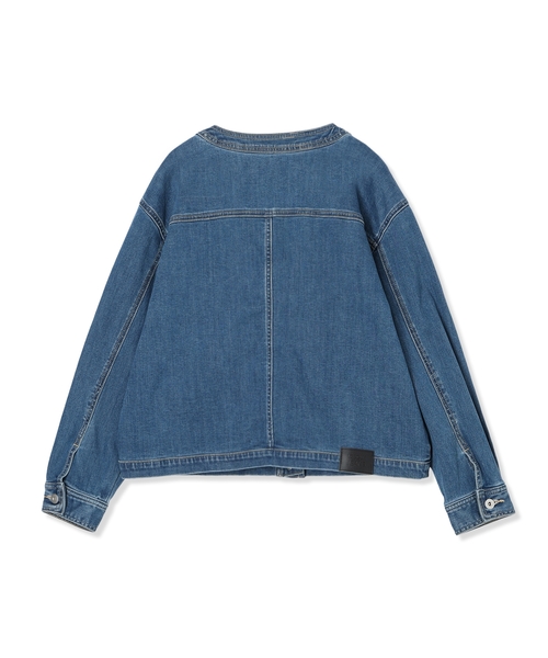 LE SOUK HOLIDAY(ルスークホリデー)の「ノーカラーデニムジャケット(その他アウター・レディース・ブルー/ネイビー・L/M)」の15枚目の写真