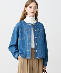 LE SOUK HOLIDAY（ルスークホリデー）の「ノーカラーデニムジャケット（その他アウター）」