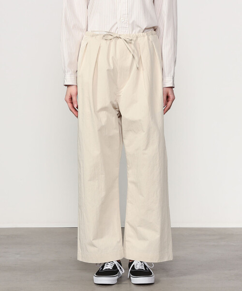 ORCIVAL（オーシバル）の「ORCIVAL | コットンナイロンツイル ワイドイージーパンツ WOMEN（その他パンツ・レディース・オリーブ/チャコール/アイボリー・1）」の17枚目の写真
