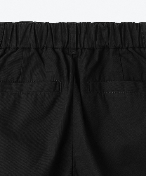 MUSINSA STANDARD KIDS（ムシンサスタンダードキッズ）の「ワンタックワイドバンディングチノパンツ[ブラック]（その他パンツ・レディース・その他・100/110/120/130/140/150/160）」の6枚目の写真