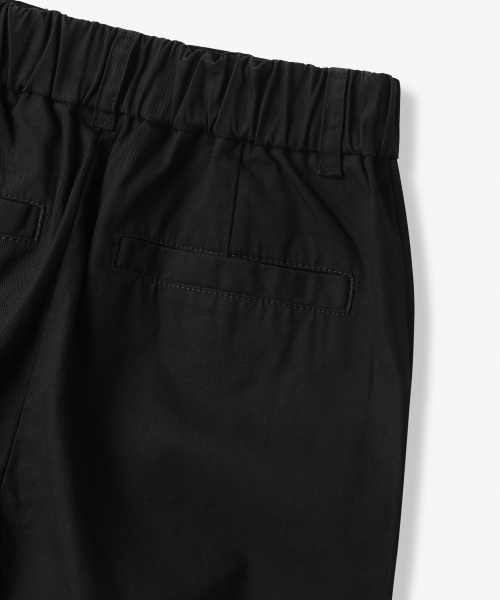 MUSINSA STANDARD KIDS（ムシンサスタンダードキッズ）の「ワンタックワイドバンディングチノパンツ[ブラック]（その他パンツ・レディース・その他・100/110/120/130/140/150/160）」の8枚目の写真