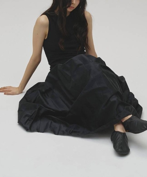 TODAYFUL（トゥデイフル）の「TODAYFUL　Smooth Tanktop Tunic スムースタンクトップチュニック/12610626（タンクトップ・レディース・ブルー系その他/ブラック/キャメル・ONE SIZE）」の4枚目の写真