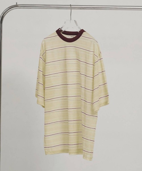 TODAYFUL(トゥデイフル)の「TODAYFUL Sheer Border T-shirt シアーボーダーTシャツ/12610629(Tシャツ/カットソー・レディース・ライトグリーン/ブラウン・ONE SIZE)」の11枚目の写真