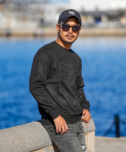 adamsJUGGLER(アダムスジャグラー)の「RTEG S/クロススウェットプル(スウェット・メンズ・ホワイト/ブラック・S/M/L/XL)」の16枚目の写真