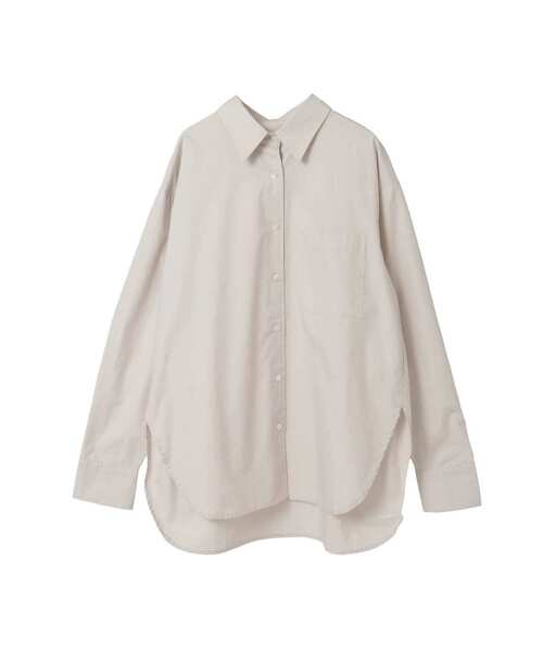 CONVERSE TOKYO(コンバーストウキョウ)の「BACK TUCK BOX SHIRT(シャツ/ブラウス・レディース・ブルーグリーン/ライトベージュ/パープル・FREE)」の2枚目の写真