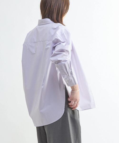 CONVERSE TOKYO(コンバーストウキョウ)の「BACK TUCK BOX SHIRT(シャツ/ブラウス・レディース・ブルーグリーン/ライトベージュ/パープル・FREE)」の8枚目の写真
