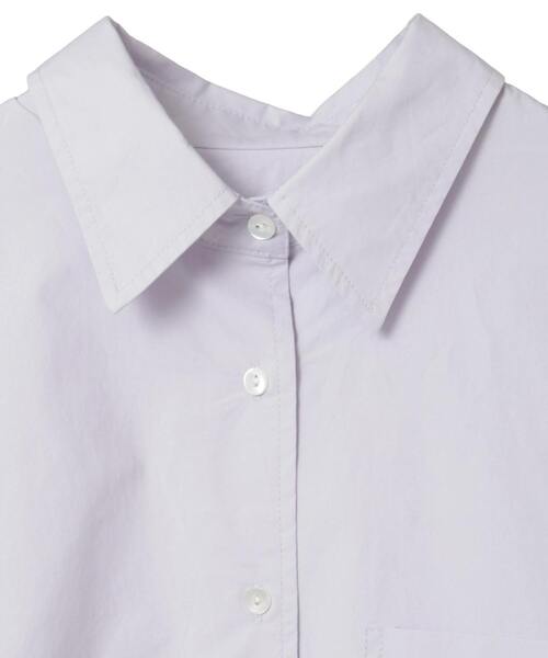 CONVERSE TOKYO(コンバーストウキョウ)の「BACK TUCK BOX SHIRT(シャツ/ブラウス・レディース・ブルーグリーン/ライトベージュ/パープル・FREE)」の11枚目の写真