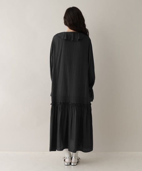 RAGEBLUE（レイジブルー）の「フリルカラーデザインワンピース（ワンピース・レディース・ブラック/オフホワイト・FREE）」の12枚目の写真
