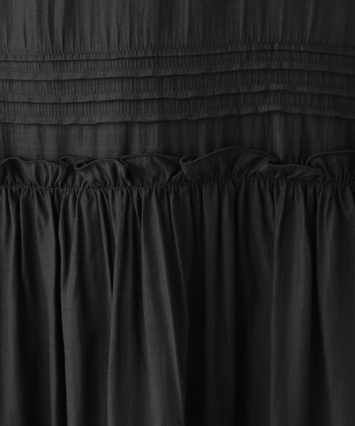 RAGEBLUE（レイジブルー）の「フリルカラーデザインワンピース（ワンピース・レディース・ブラック/オフホワイト・FREE）」の17枚目の写真