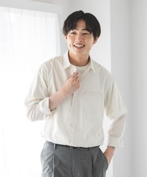 GLOBAL WORK | イージーケアリネンMIXシャツ/長袖/636461(シャツ/ブラウス)