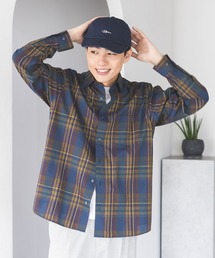 GLOBAL WORK | イージーケアリネンMIXシャツ/長袖/636461(シャツ/ブラウス)