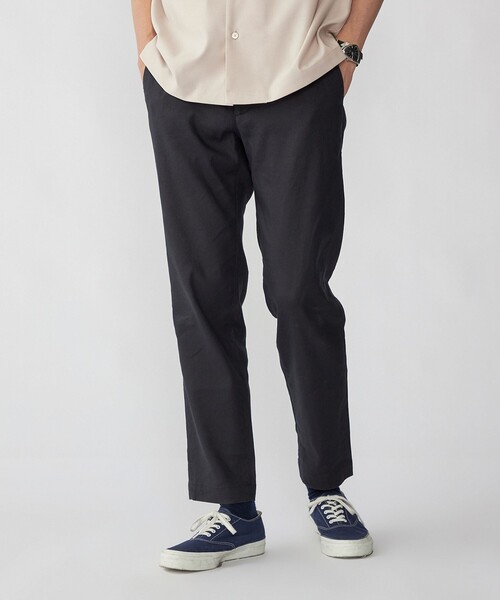 SHIPS（シップス）の「SHIPS: サフィラン リネン イージー パンツ（その他パンツ・メンズ・ネイビー/ナチュラル/チャコールグレー/ライトグリーン/ブルー系/カーキ・X-LARGE/LARGE/MEDIUM/SMALL）」の5枚目の写真