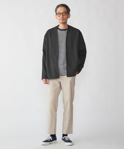 SHIPS（シップス）の「SHIPS: サフィラン リネン イージー パンツ（その他パンツ・メンズ・ネイビー/ナチュラル/チャコールグレー/ライトグリーン/ブルー系/カーキ・X-LARGE/LARGE/MEDIUM/SMALL）」の12枚目の写真