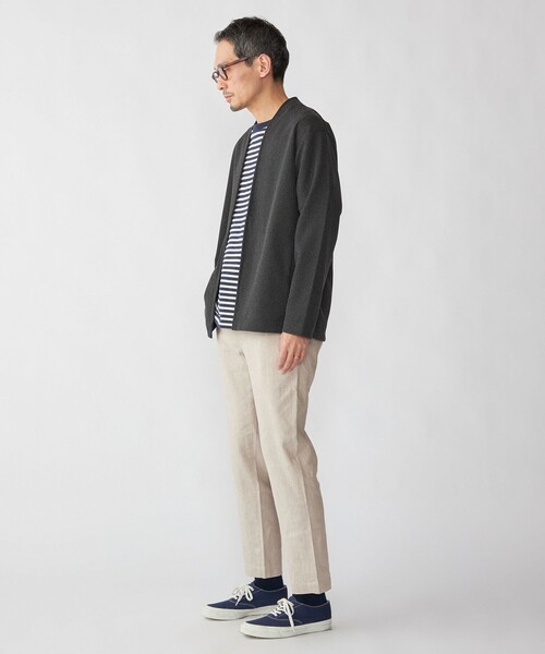 SHIPS（シップス）の「SHIPS: サフィラン リネン イージー パンツ（その他パンツ・メンズ・ネイビー/ナチュラル/チャコールグレー/ライトグリーン/ブルー系/カーキ・X-LARGE/LARGE/MEDIUM/SMALL）」の13枚目の写真