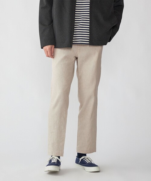 SHIPS（シップス）の「SHIPS: サフィラン リネン イージー パンツ（その他パンツ・メンズ・ネイビー/ナチュラル/チャコールグレー/ライトグリーン/ブルー系/カーキ・X-LARGE/LARGE/MEDIUM/SMALL）」の16枚目の写真