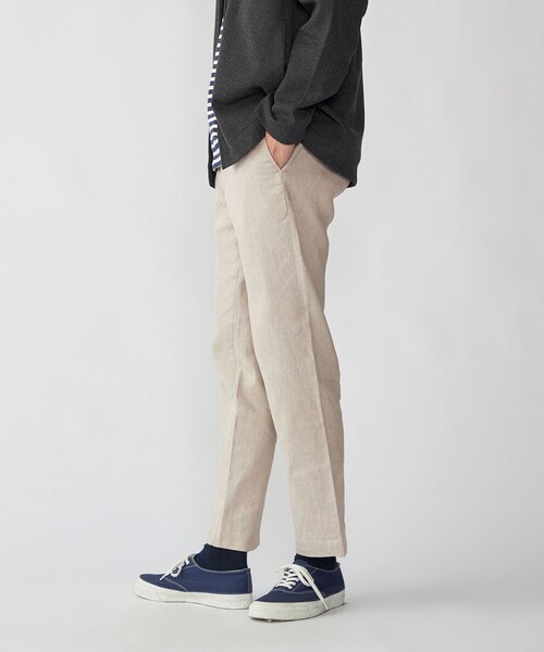 SHIPS（シップス）の「SHIPS: サフィラン リネン イージー パンツ（その他パンツ・メンズ・ネイビー/ナチュラル/チャコールグレー/ライトグリーン/ブルー系/カーキ・X-LARGE/LARGE/MEDIUM/SMALL）」の17枚目の写真