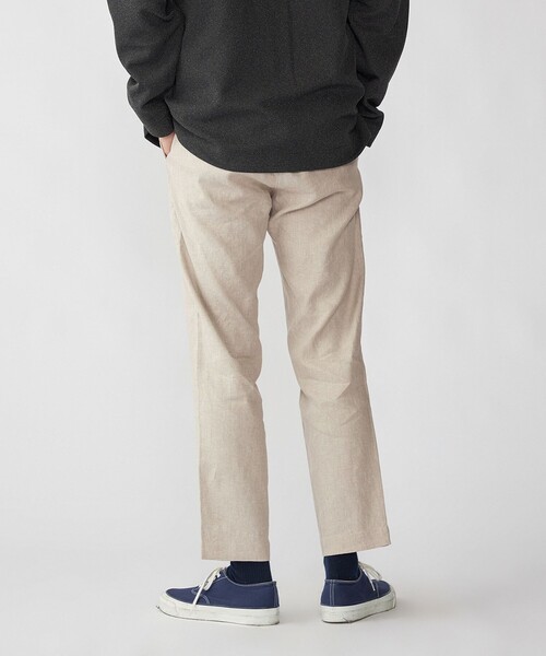 SHIPS（シップス）の「SHIPS: サフィラン リネン イージー パンツ（その他パンツ・メンズ・ネイビー/ナチュラル/チャコールグレー/ライトグリーン/ブルー系/カーキ・X-LARGE/LARGE/MEDIUM/SMALL）」の18枚目の写真