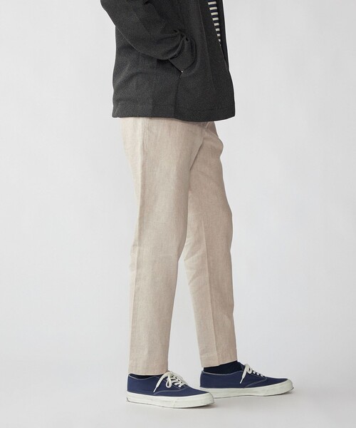 SHIPS（シップス）の「SHIPS: サフィラン リネン イージー パンツ（その他パンツ・メンズ・ネイビー/ナチュラル/チャコールグレー/ライトグリーン/ブルー系/カーキ・X-LARGE/LARGE/MEDIUM/SMALL）」の19枚目の写真
