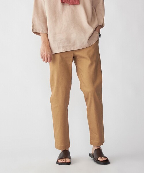 SHIPS（シップス）の「SHIPS: サフィラン リネン イージー パンツ（その他パンツ・メンズ・ネイビー/ナチュラル/チャコールグレー/ライトグリーン/ブルー系/カーキ・X-LARGE/LARGE/MEDIUM/SMALL）」の21枚目の写真
