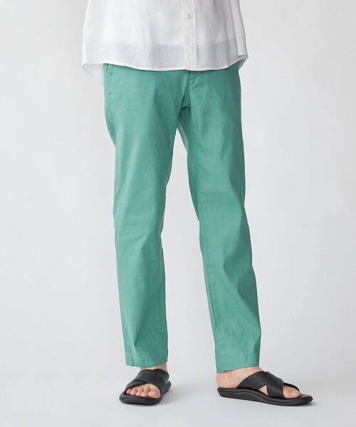 SHIPS（シップス）の「SHIPS: サフィラン リネン イージー パンツ（その他パンツ・メンズ・ネイビー/ナチュラル/チャコールグレー/ライトグリーン/ブルー系/カーキ・X-LARGE/LARGE/MEDIUM/SMALL）」の22枚目の写真