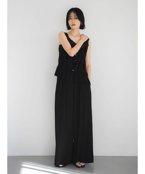 Ungrid（アングリッド）の「レースデザインノースリブラウス（シャツ/ブラウス・レディース・ピンク/ブルー/オフホワイト/ブラック・FREE）」の15枚目の写真