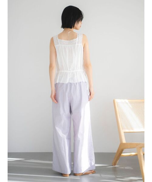 Ungrid（アングリッド）の「レースデザインノースリブラウス（シャツ/ブラウス・レディース・ピンク/ブルー/オフホワイト/ブラック・FREE）」の20枚目の写真