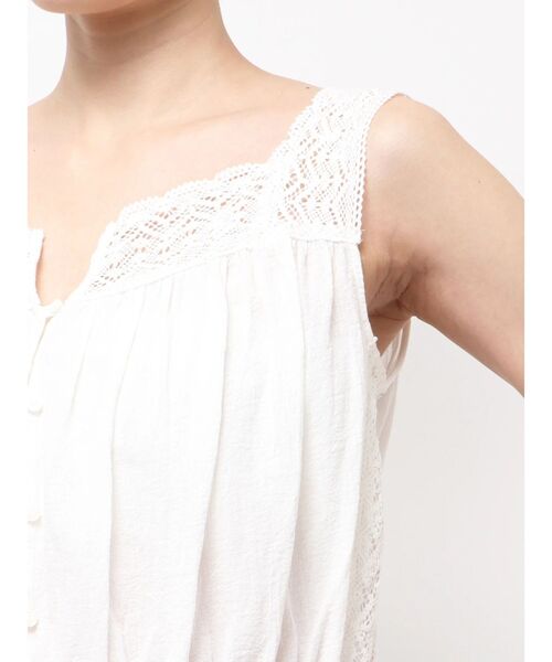 Ungridコットンレースブラウス♡ コットンフリルレースブラウス[品番：MKSW0028938]｜Ungrid（アン