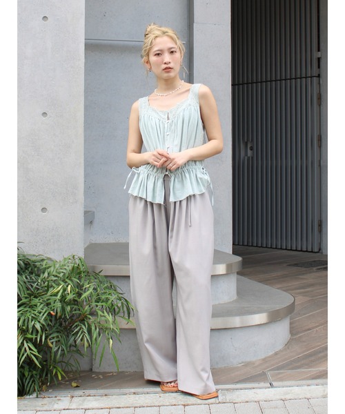 Ungridコットンレースブラウス♡ コットンフリルレースブラウス[品番：MKSW0039898]｜Ungrid（アン