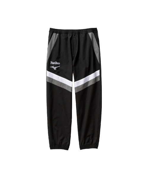 MIZUNO(ミズノ )の「MIZUNO LOOSE-FIT TRACK PANTS(ミズノ ルーズフィットトラックパンツ)(スウェットパンツ・メンズ・チャコールグレー/ブラック・X-LARGE/LARGE/MEDIUM)」の1枚目の写真