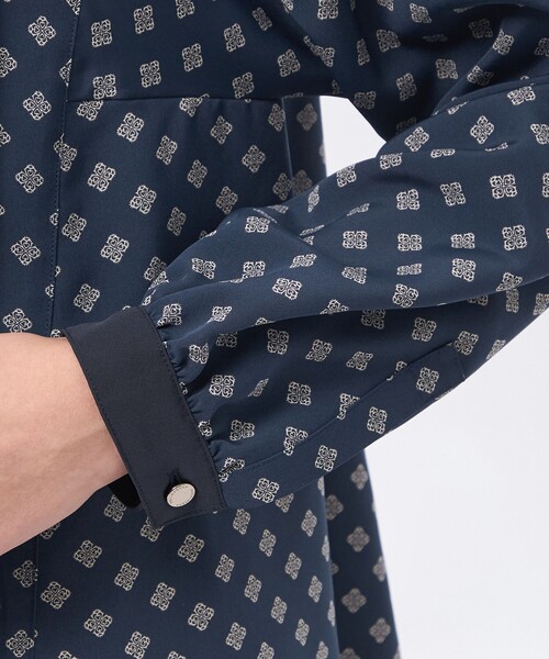 MACKINTOSH PHILOSOPHY(マッキントッシュ フィロソフィー)の「【CRANWELL SHIRTS(クランウェル シャツ)】ラッケンブースプリント(シャツ/ブラウス・レディース・グレー系その他/ネイビー・38/36)」の8枚目の写真