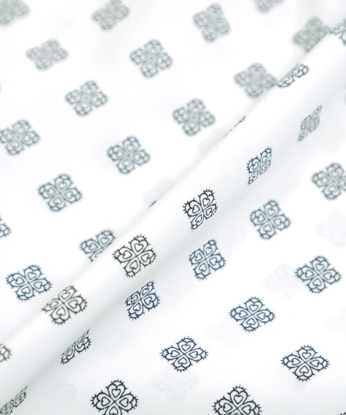 MACKINTOSH PHILOSOPHY(マッキントッシュ フィロソフィー)の「【CRANWELL SHIRTS(クランウェル シャツ)】ラッケンブースプリント(シャツ/ブラウス・レディース・グレー系その他/ネイビー・38/36)」の9枚目の写真