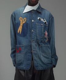 KHOKI | 【KHOKI/コッキ】Hand-Embroidered Denim Coverall(デニムジャケット)